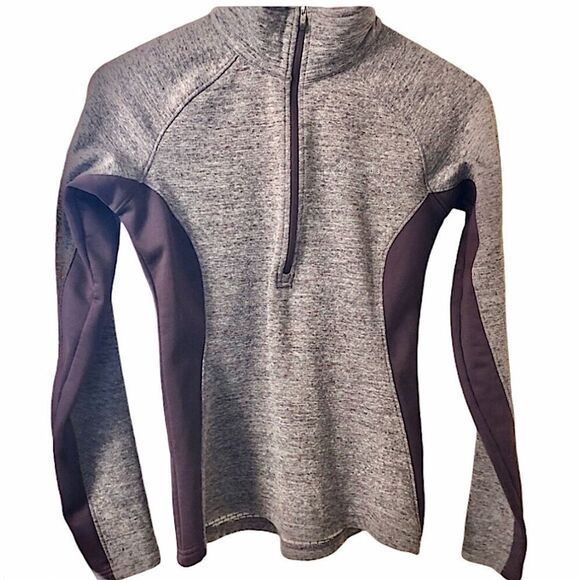 Women’s Columbia quarter zip purple lavender hoodie pullover sweater jacket-S - Picture 1 of 11